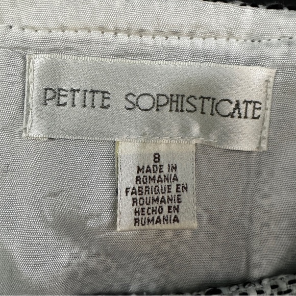 Petite Sophisticate Gray A-Line Box Pleat Skirt - Size 8 - Picture 4 of 7